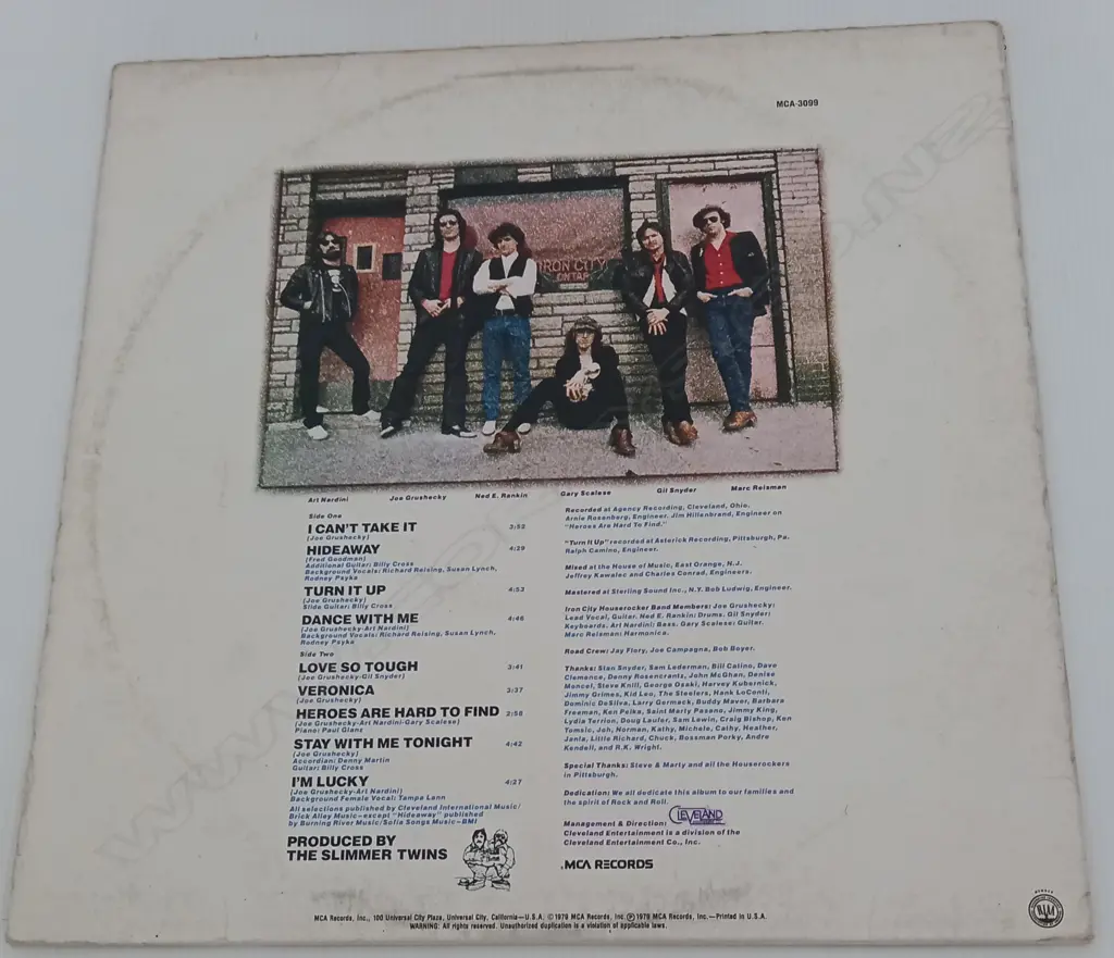 Iron City Houserockers, Love's So Tough Image 1++